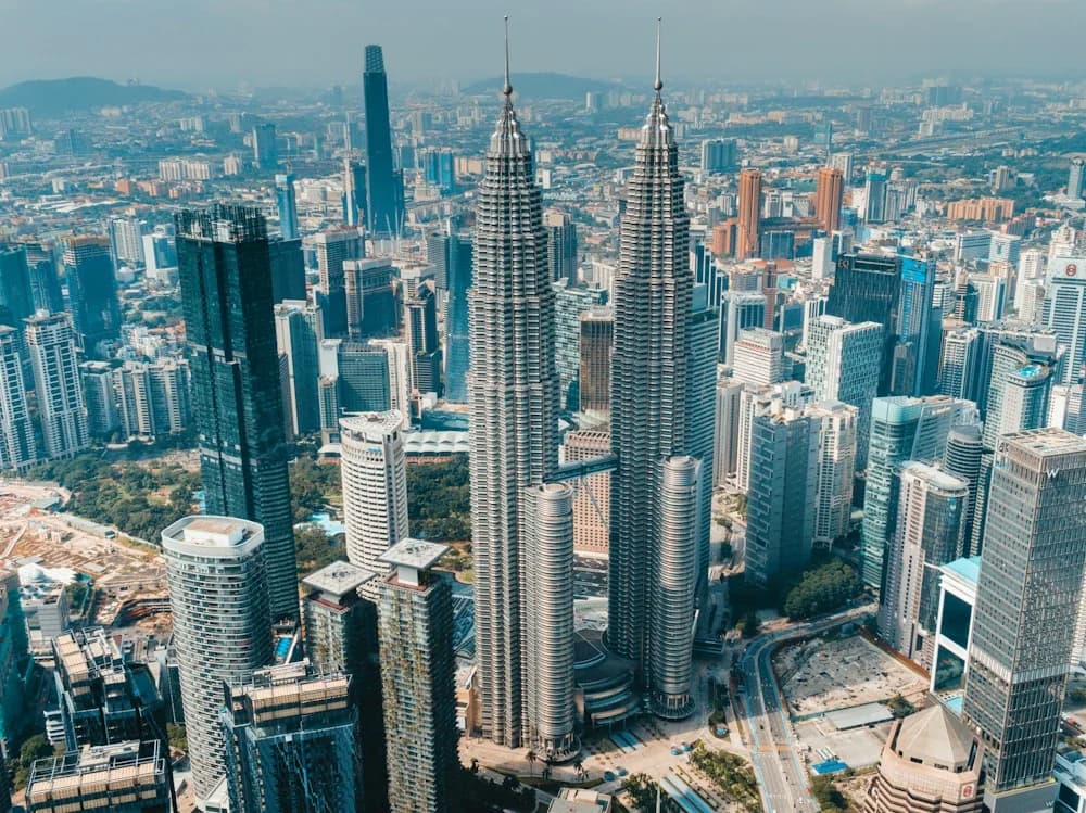 Petronas Twin Towers in Kuala Lumpur, Malaysia