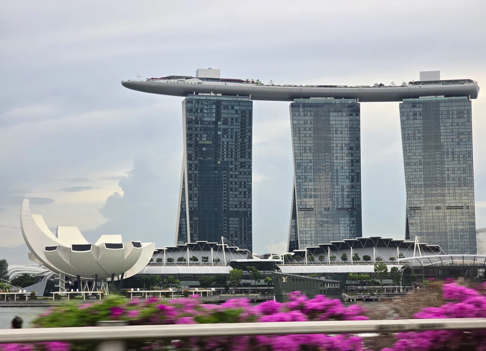 Marina Bay Sands and the ArtScience Museum in Singapore